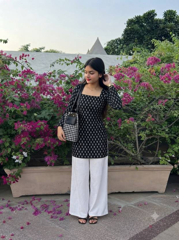 Shivifashion Women Printed Straight Kurta