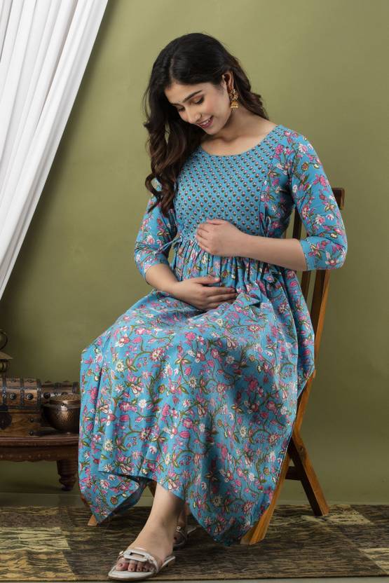Tulsiram Women Printed Anarkali Kurta