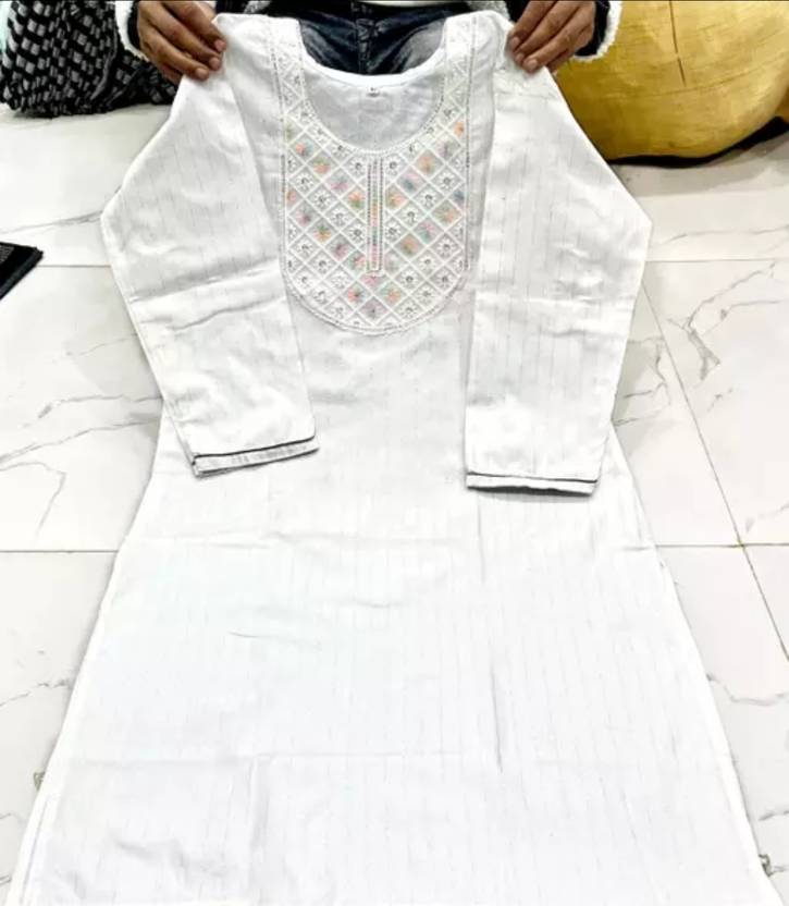 Ansary Collection Women Embroidered A-line Kurta
