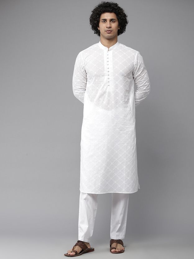Jompers Men Purple Straight Kurta - Image 8