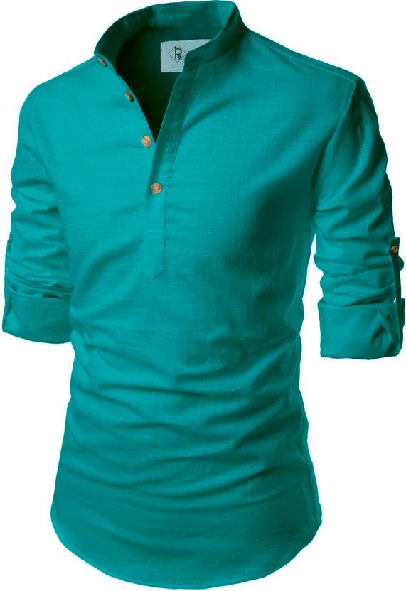TrendiVastra Men Solid Straight Kurta