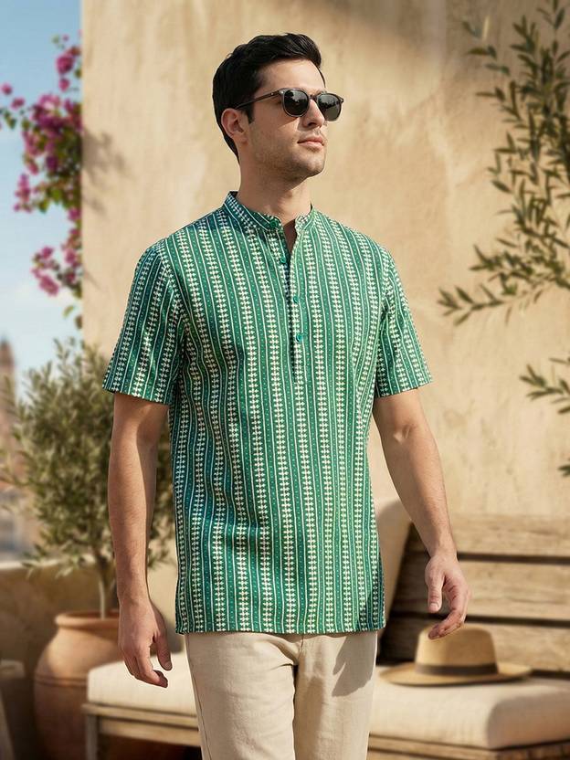 CHHAAP Men Printed Straight Kurta