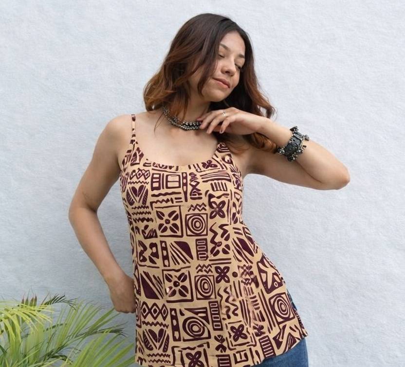 ANJANEYA FASHION Printed Cotton Rayon A-line Kurta for Women