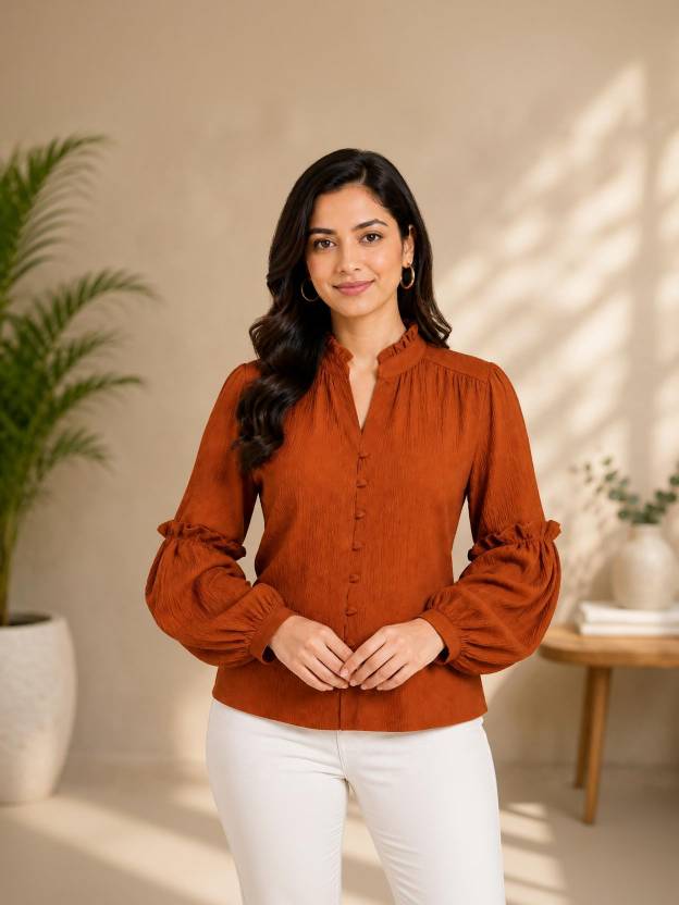 KAYRAAH Self Design Cotton Rayon Straight Kurta for Women