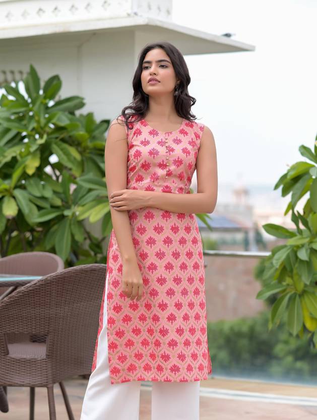 shobhit Women Printed Straight Kurta