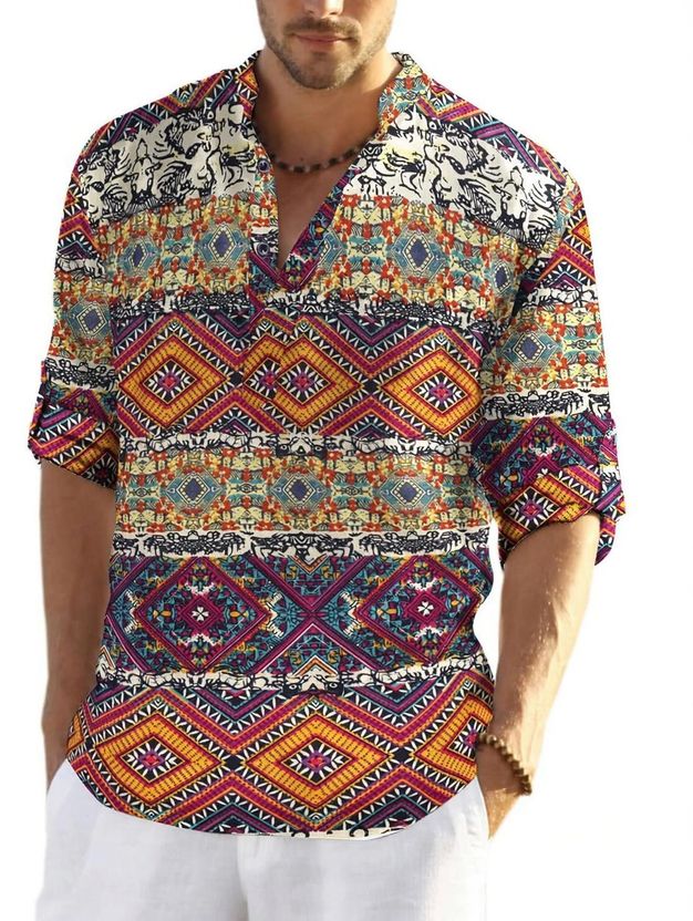 VLS Collection Floral Print Cotton Blend Asymmetric Kurta - Image 7