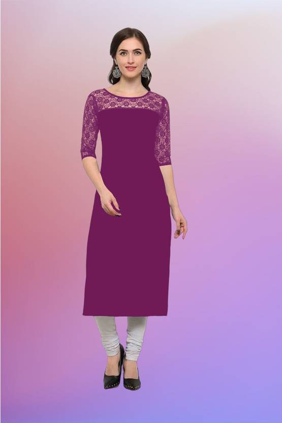Maheshvi Women Solid Straight Kurta