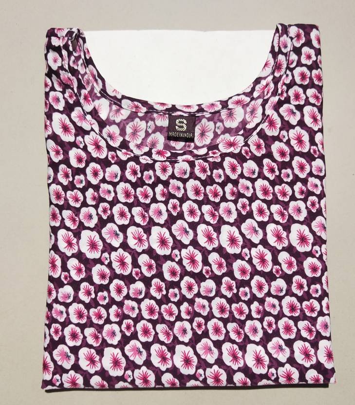 deshmi fashion Printed Crepe Straight Kurta for Women