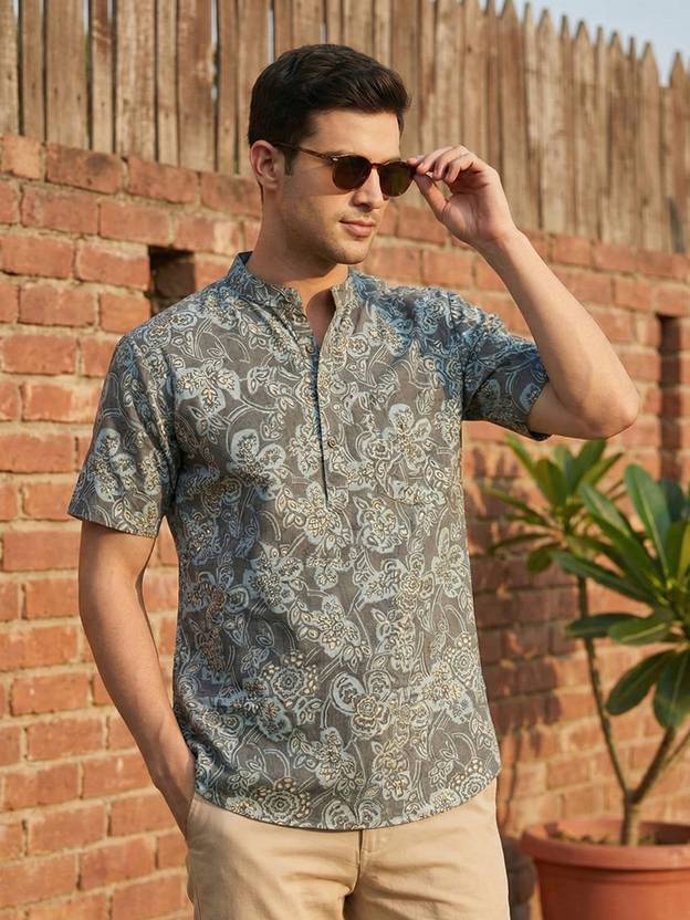 CHHAAP Men Printed Straight Kurta