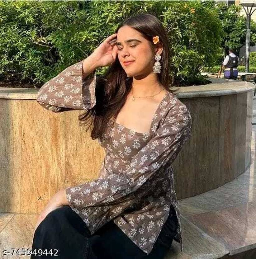 ALHD Women Printed A-line Kurta