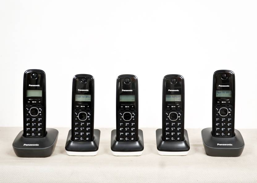 Panasonic WIRELESS 5 EXTENSIONS WITH CALLER ID Cordless