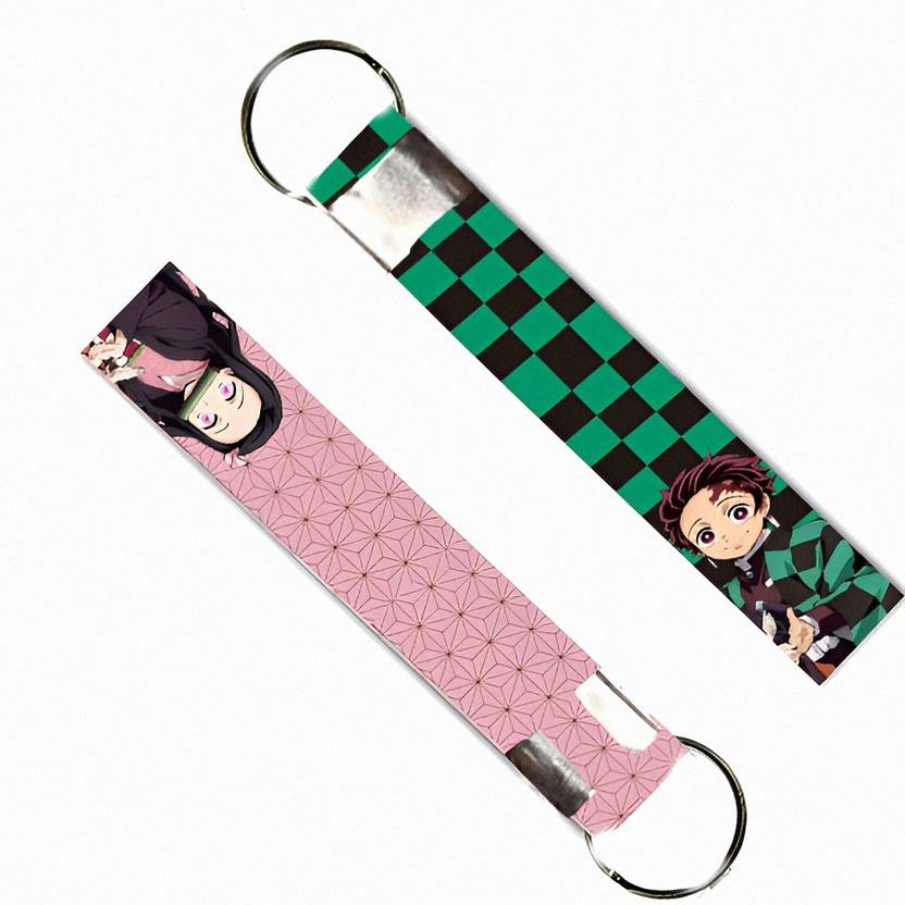 TheInkPalette Demon Slayer Anime Lanyard Keyring, Anime Keychain for Bag Bike Car (Pack of 1) Lanyard