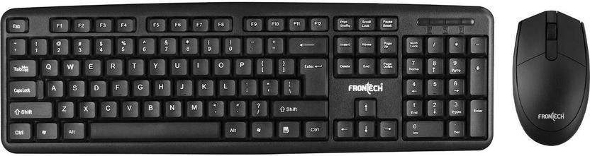 Frontech FT-1692 Wired Keyboard and Mouse Combo - Image 1