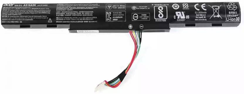 Batterie Portable Compatible Pour Acer Aspire E15 E5-575, F15, TravelMate - 14.8V 2600mAh (AS16A5K AS16A7K)