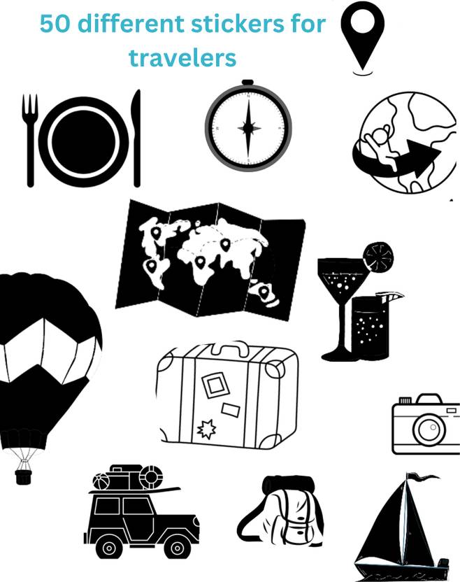 Cherry picky traders Stock market stickers pack of 50pcs Vinyl Laptop