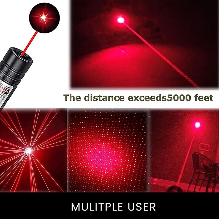 HANNEA Red Laser Pointer, 2000m USB Rechargeable - Image 3