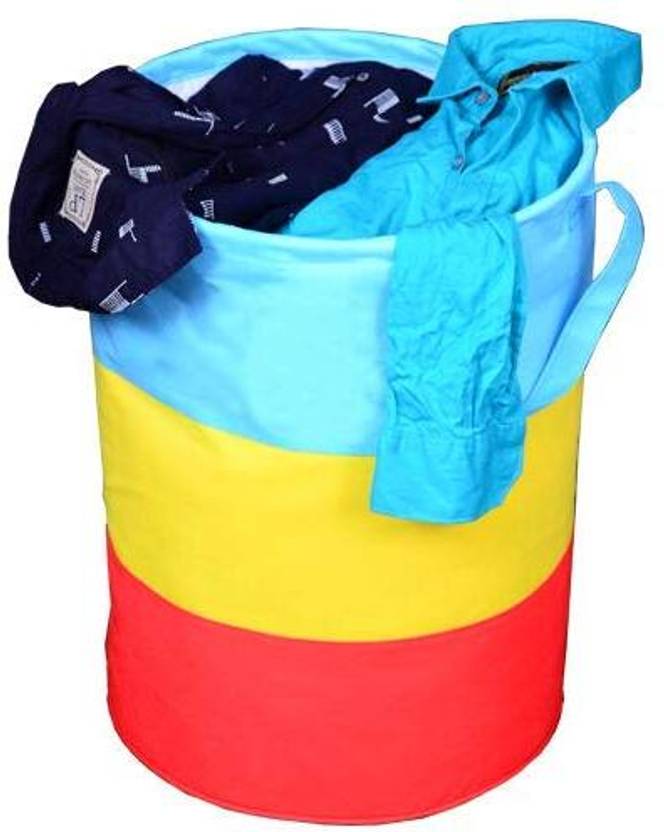 Abhikrafts 50 L Multicolor Laundry Bag