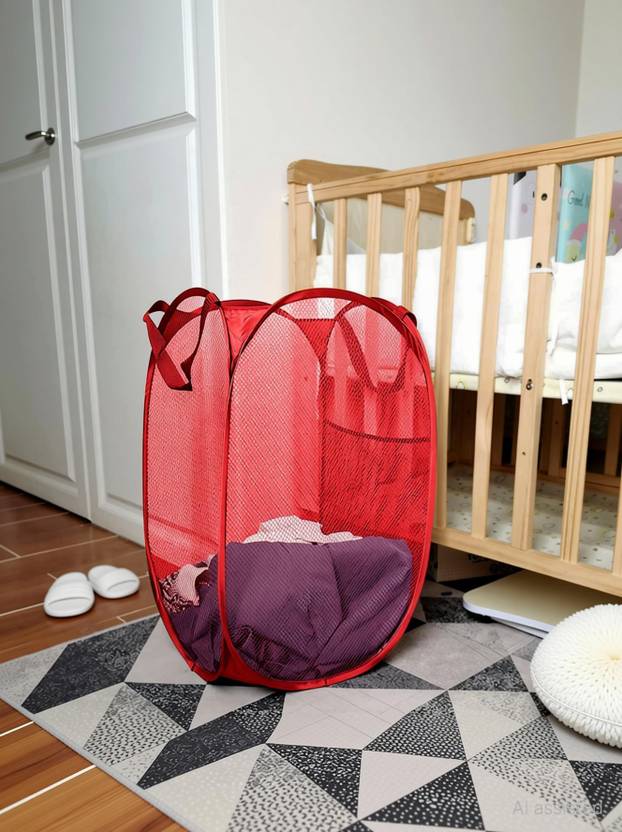 KUBER INDUSTRIES 1 L Red Laundry Bag