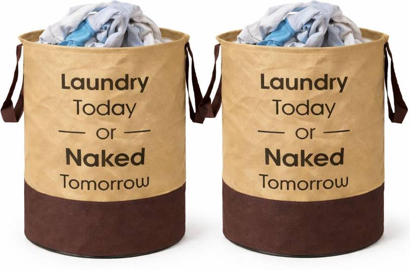 Yakuza 45 L Beige, Brown Laundry Bag