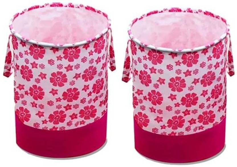 Abhikrafts 50 L Pink Laundry Bag