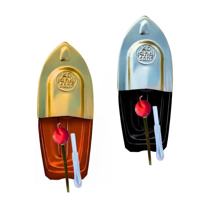 kd and sons nostaalgic indian 2 pcs steam toy boat | Retro Ship | Collectible Mini Steamer
