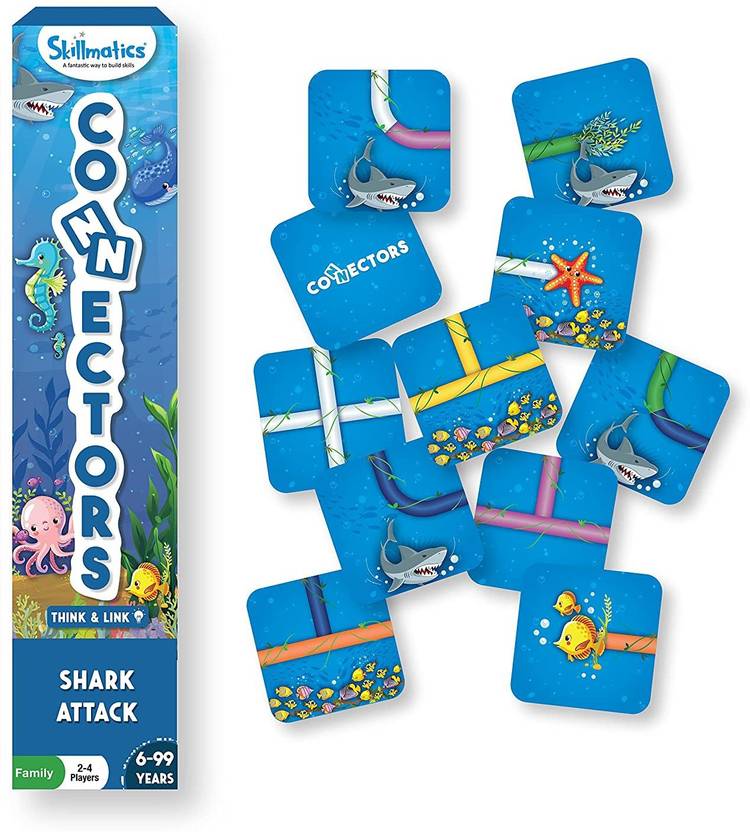 Skillmatics Kid's Educational Game Connectors Shark Attack Price in