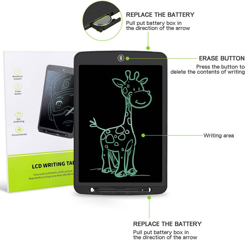 Mid Light Magic LCD 8.5" EWriterPad Tablet Drawing Board E Slate