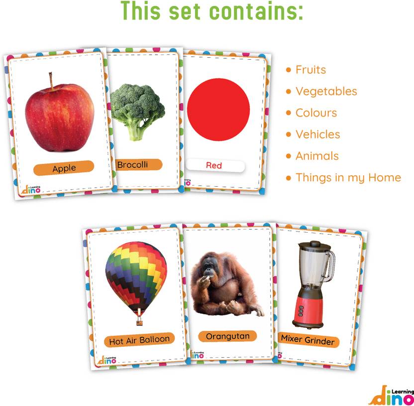 Learningdino EARLY LEARNING FLASHCARDS Price in India Buy