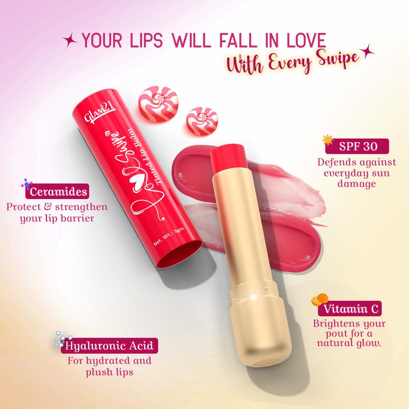 Glam21 Love Swipe Tinted Lip Balm 3g - Image 4