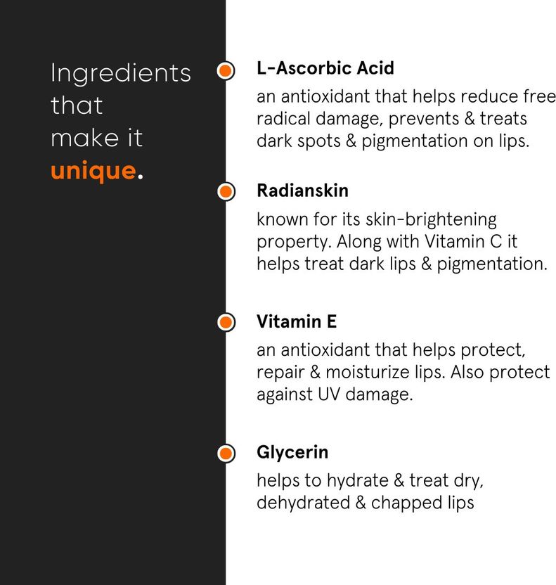 Minimalist 8% L-Ascorbic Acid Lip Balm 8g - Image 3