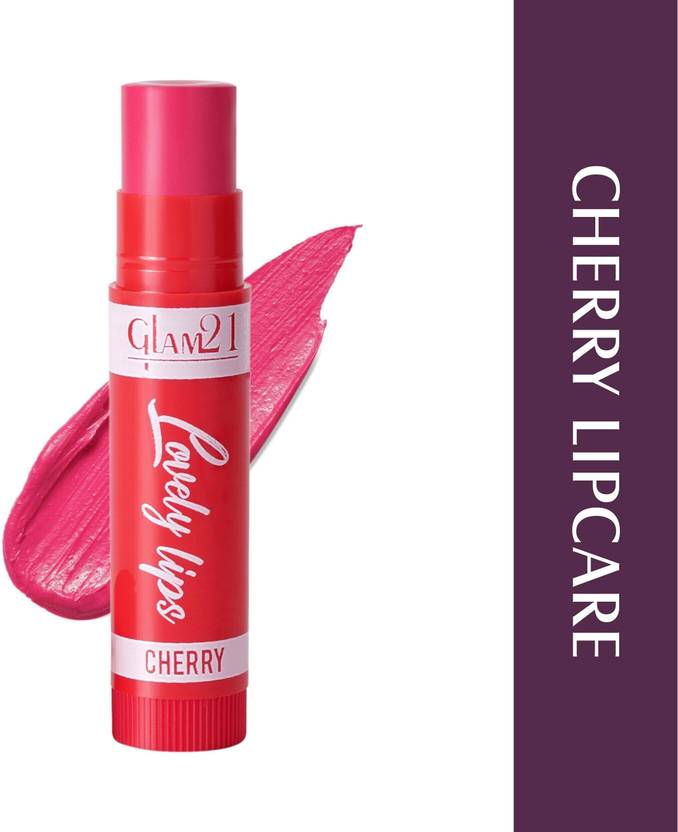 Glam21 Cosmetics Moisturizing Lip Balm with SPF30 upto 16hrs | Infused Fruit Extract Ingredients Cherry