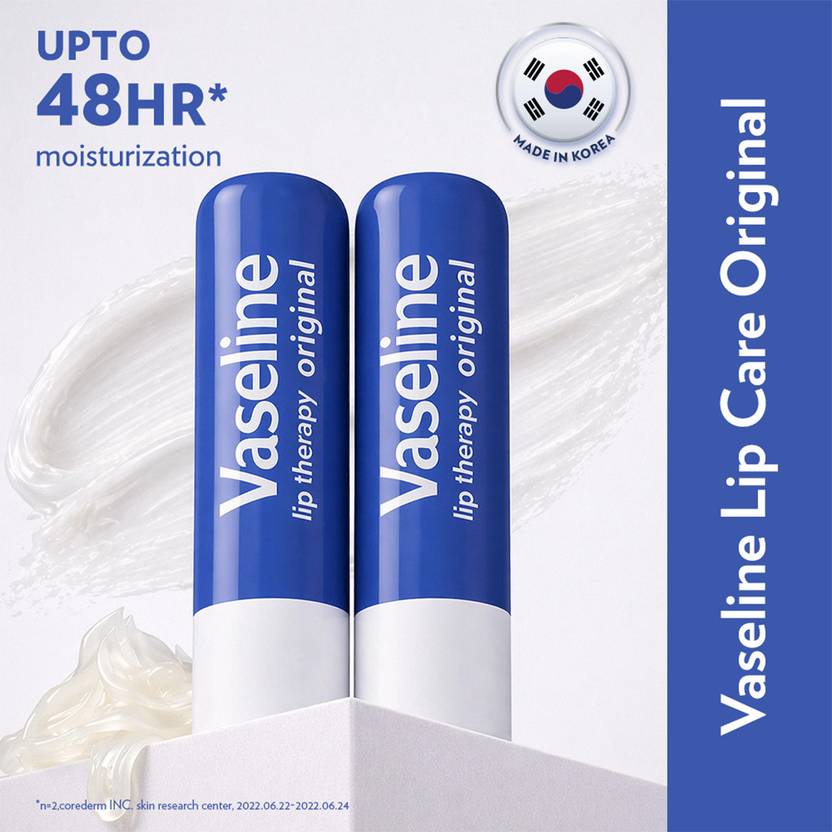 Vaseline Lip Balms & Lip Oils at up to 50% OFF + extra 12% off