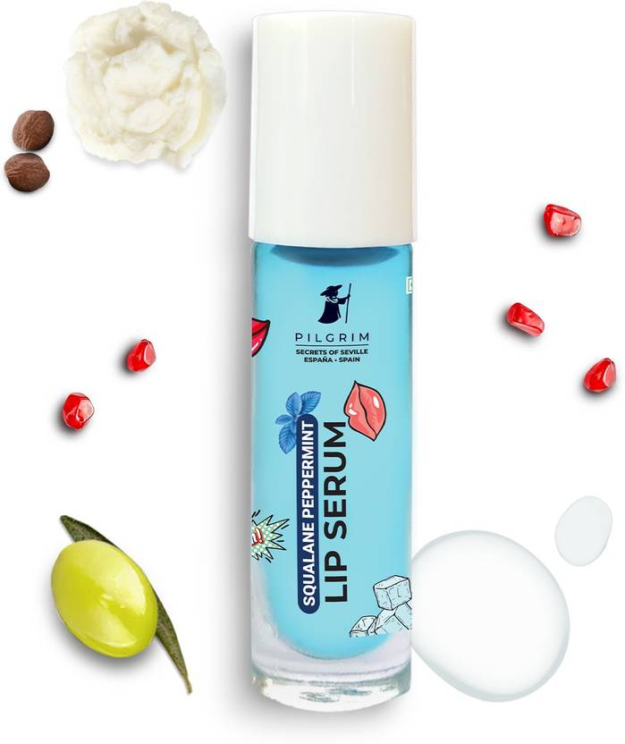Pilgrim Squalane Lip Serum With Rollon For Visibly Plump, Soft