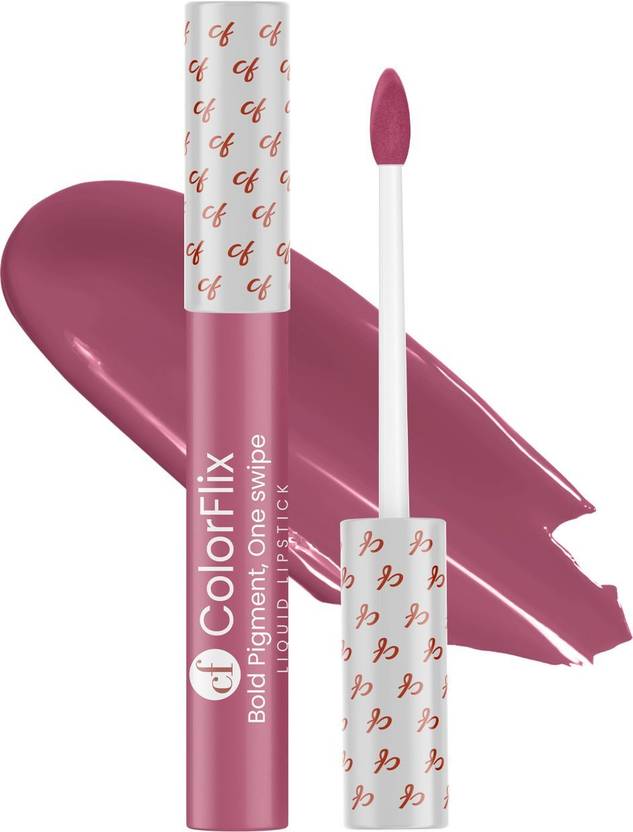ColorFlix Secret Crush Liquid Lipstick, No Transfer, Long-Stay, Lightweight, Full-Coverage