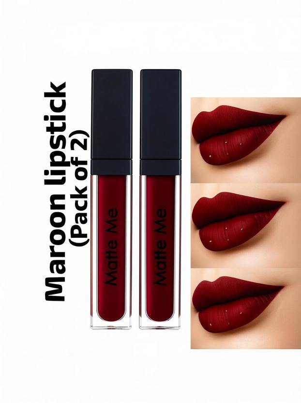 Beauty Women Long Lasting Waterproof Non Transfer Liquid Matte Lipstick Set `