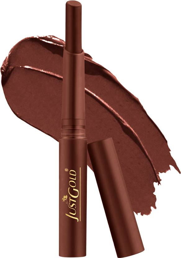 JUSTGOLD Long Lasting Creamy matte lipstick with nourishment of vitamin E and Aloe vera