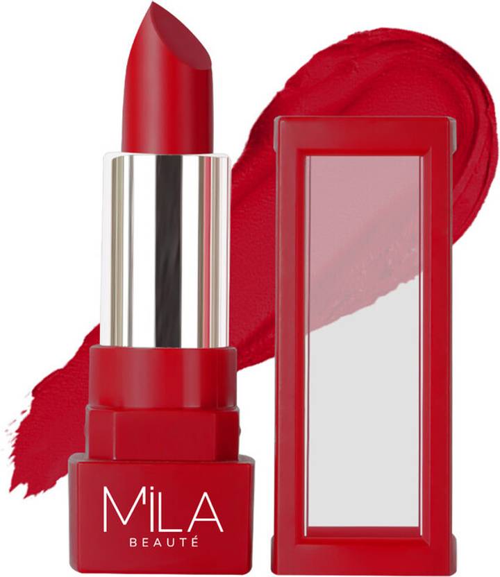 mila beaute Matte Lipstick | Highly Pigmented & Lightweight Formula | Matte Finish |