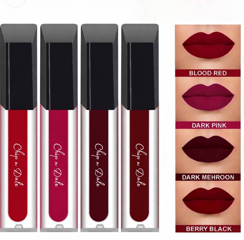 Chip N Dale Ultra Matte Long lasting Liquid Lip Colors