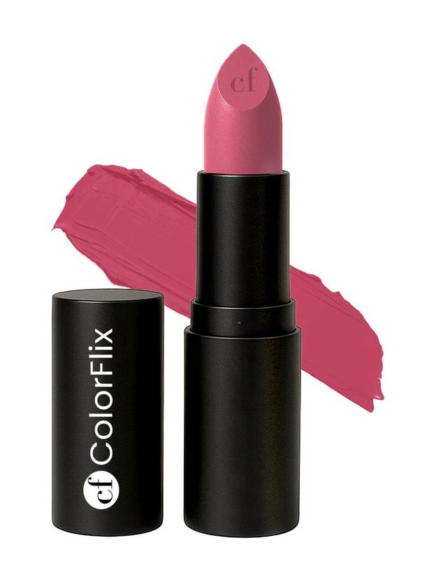 ColorFlix Bold Matte Creamy Lipstick | Long Lasting, High Pigment, Smooth Velvet Comfort