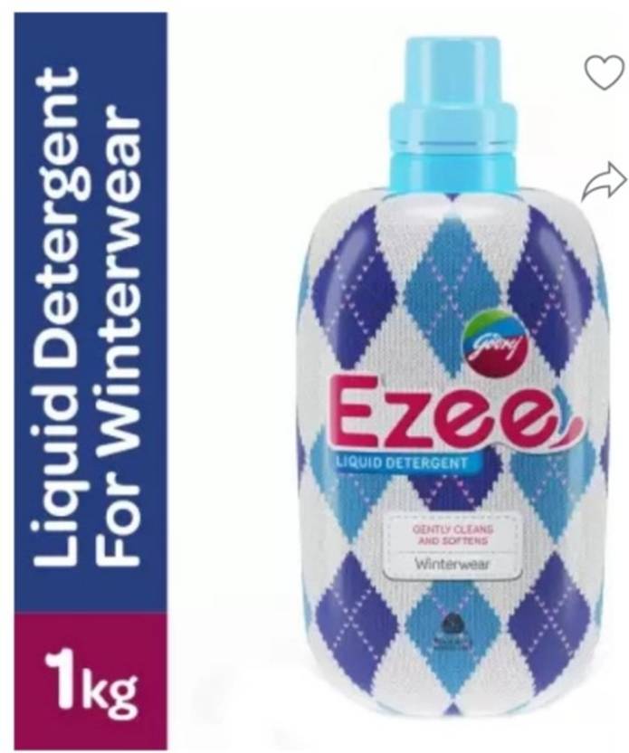 godrej ezee Liquid detergent gently cleans *1kg*(pack of 1) Multi