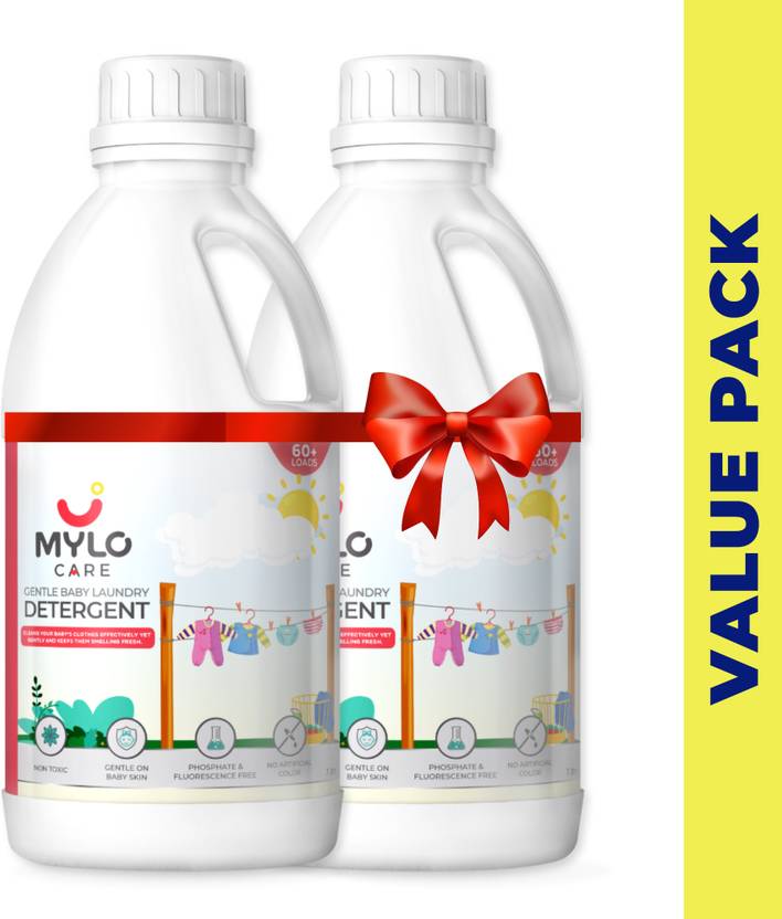 MYLO Baby Gentle Laundry Liquid Detergent Chemicals & Fragrance Free