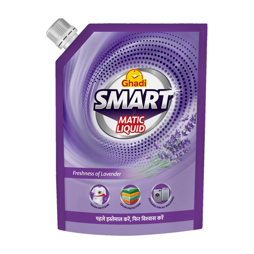Ghadi Smart Lavender Liquid Detergent 4.5L - Image 1