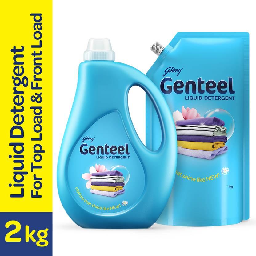 Godrej Genteel Top load and Front load Fresh Liquid Detergent Price in