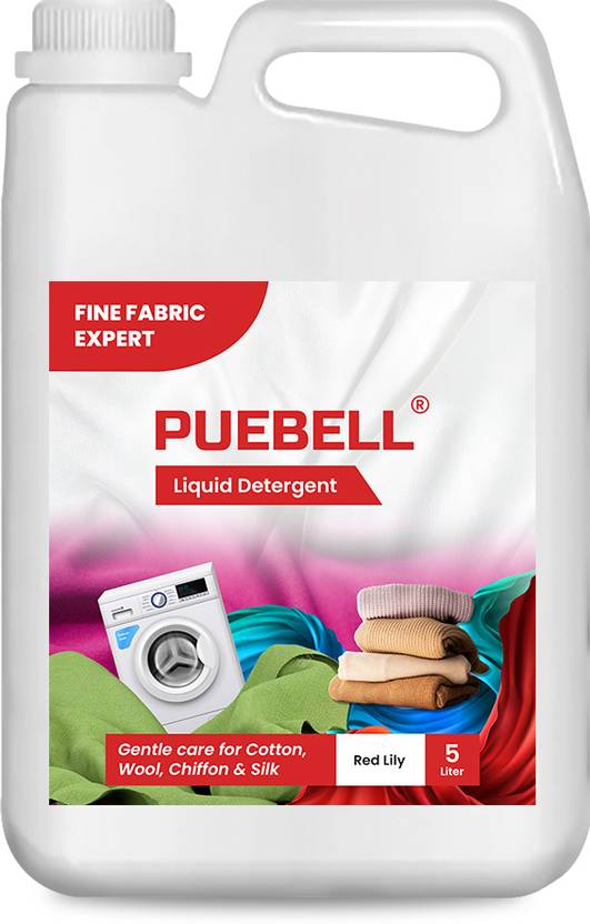 Puebell Liquid Detergent, Suitable For Top & Front Load Washing Machine