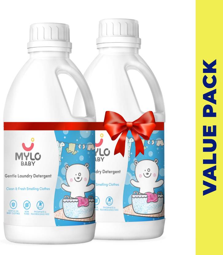 MYLO Baby Gentle Laundry Liquid Detergent Chemicals & Fragrance Free