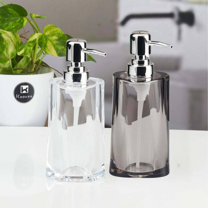 Kookee Refillable pump bottle for Kitchen hand wash basin 210 ml Liquid Dispenser
