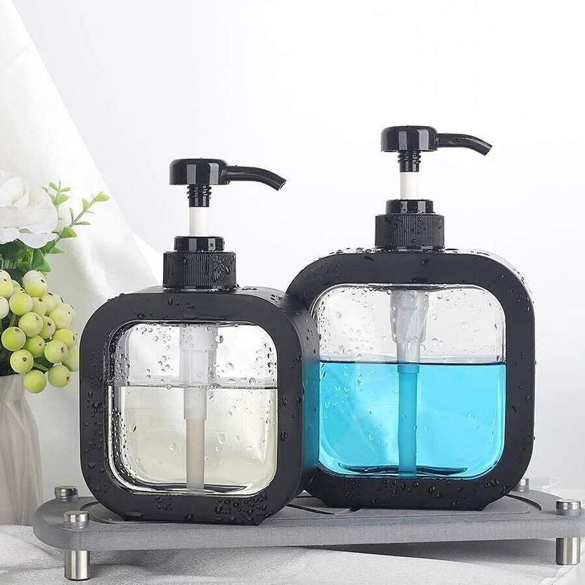 Aimko 300 ml Conditioner,Lotion,Sanitizer Stand,Shampoo,Soap Dispenser (White) 300 ml Liquid, Soap, Liquid Dispenser