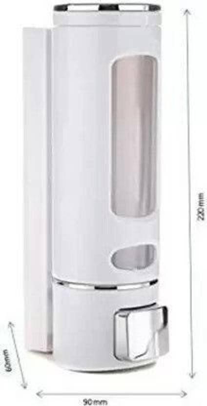 AMATRA Manual Touch Soap Dispenser Ideal for Washrooms, Homes, Schools 0.4 L Liquid, Shampoo, Gel, Foam, Lotion, Sanitizer Stand, Conditioner, Soap Dispenser