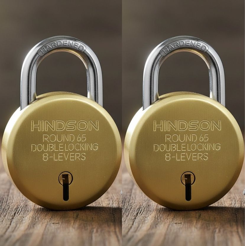 Godrej Navtal 6 Levers 3 Keys Lock (Gold) - Image 7