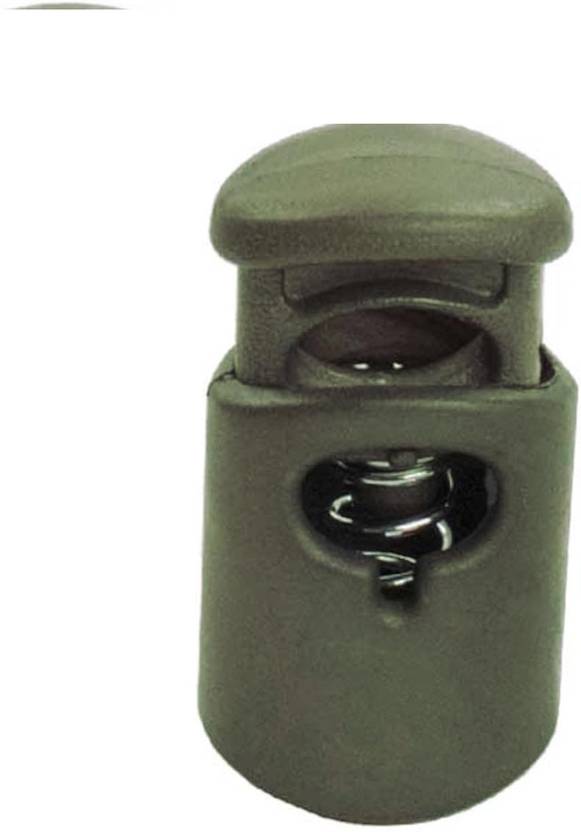 Rarehaunt Cord Stoper Lock One hole ideal fo 5mm cord Clothing luggage acesory 20 Pc GREEN